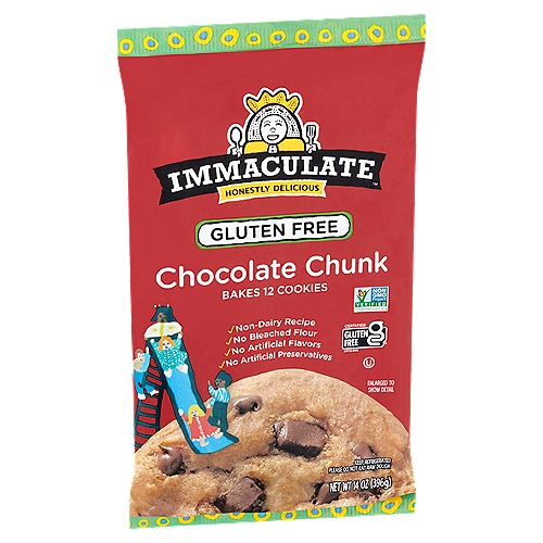 Immaculate Gluten Free Chocolate Chunk Cookie Dough, 14 oz