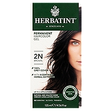 Herbatint 2N Brown Permanent Haircolor Gel, 2 applications
