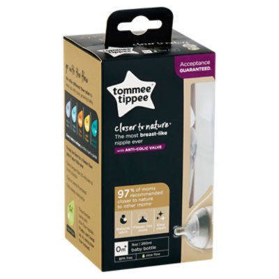 Tommee Tippee Closer To Nature Bottle 260ml 3 Pack 0m+