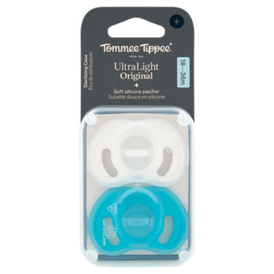 Tommee Tippee Ultralight Soft Silicone Pacifier, 1836m, 2 count ShopRite