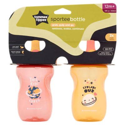 Tommee Tippee Insulated Sippee Toddler Sippy Cup, Spill-Proof, 2 Count  $7.99 (Retail $14.99)