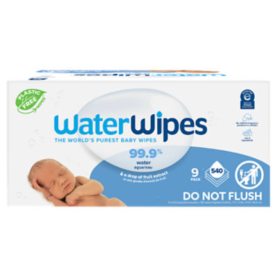 PACQ 60 LINGETTES BEBE WATER WIPES - HE.CO STOP - Prodhex