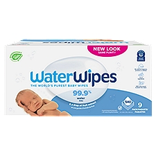 WaterWipes Baby Wipes, 540 Each