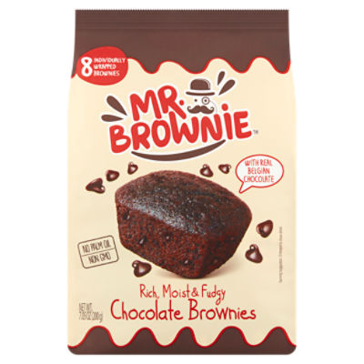 Mr. Brownie Chocolate Brownies, 8 count, 7.05 oz