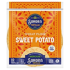 Sonora Mercado Wheat Flour Sweet Potato Tortillas, 10 count, 15 oz