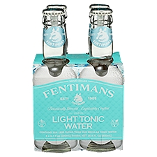 Fentimans Light Tonic Water, 6.7 fl oz, 4 count