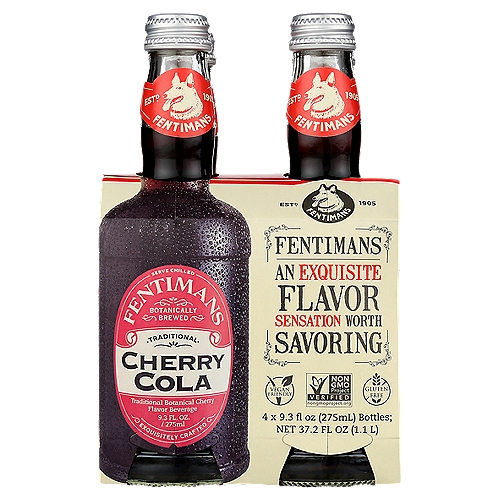 Fentimans Traditional Cherry Cola, 9.3 fl oz, 4 count