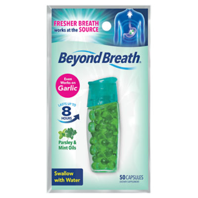 Beyond Breath Parsley & Mint Oils Dietary Supplement, 50 Count