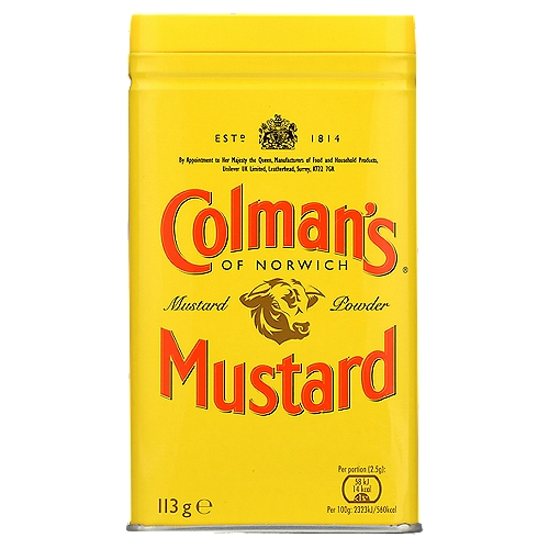 Colman's Mustard Powder, 113 g
DRY Mustard