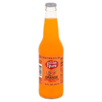 Foxon Park Orange Caffeine Free Soda, 12 fl oz