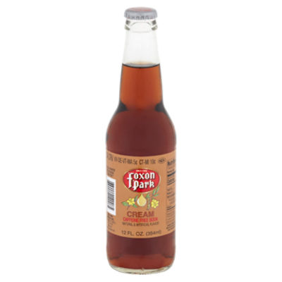 Foxon Park Cream Caffeine Free Soda, 12 fl oz