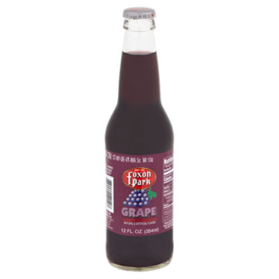 Foxon Park Grape Caffeine Free Soda, 12 fl oz