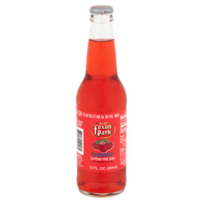 Foxon Park Cherry Caffeine Free Soda, 12 fl oz