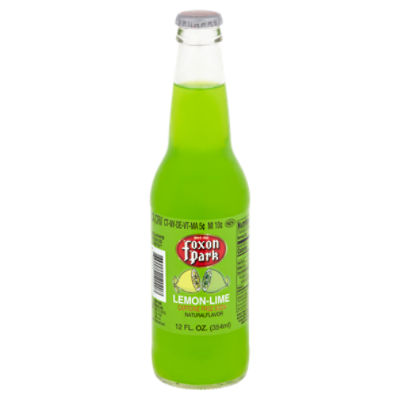 Foxon Park Lemon-Lime Caffeine Free Soda, 12 fl oz