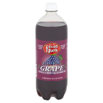 Foxon Park Grape Soda, 33.8 fl oz