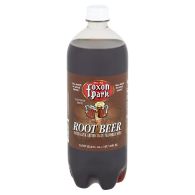 Foxon Park Draft Style Root Beer Soda, 33.8 fl oz