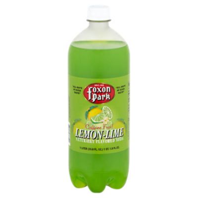 Foxon Park Lemon-Lime Soda, 33.8 fl oz