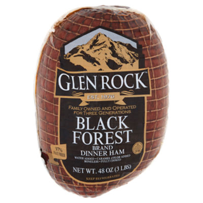 Glen Rock Black Forest Brand Dinner Ham, 48 oz, 3 Pound
