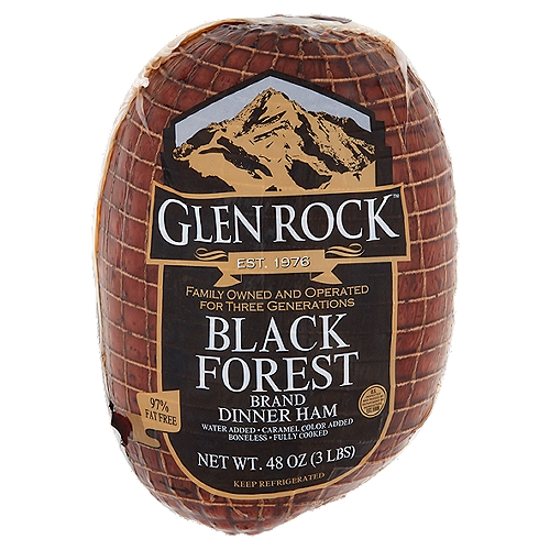 Glen Rock Black Forest Brand Dinner Ham, 48 oz