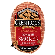 Glen Rock Boneless Smoked Dinner Ham, 48 oz, 48 Ounce