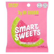 Smart Sweets Candy Sourmelon Bites Watermelon, 1.8 Ounce