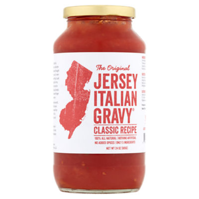 Jersey Italian Gravy Classic Recipe Sauce, 24 oz