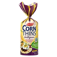 Real Foods Corn Thins Multigrain Popped Corn Cakes, 25 count, 5.3 oz