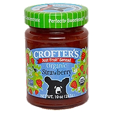 Crofter's Just Fruit Organic Strawberry Spread, 10 oz
