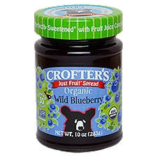 Crofters Just Fruit Organic Wild Blueberry Spread, 10 oz