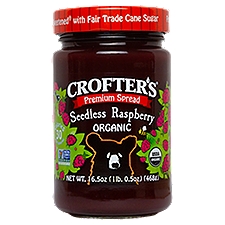 Crofter's Organic Seedless Raspberry Premium Spread, 16.5 oz