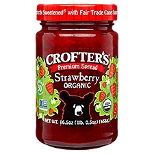 Crofter's Organic Strawberry, Premium Spread, 16.5 Ounce