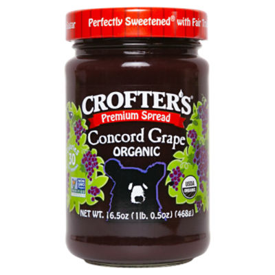 Crofter's Organic Concord Grape Premium Spread, 16.5 oz