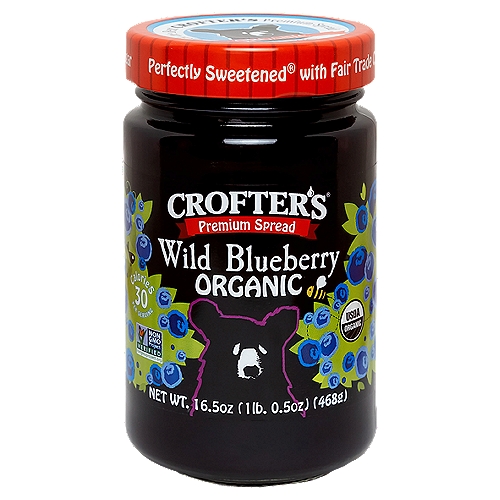 Crofter's Organic Wild Blueberry Premium Spread, 16.5 oz