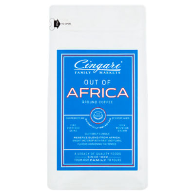 Cingari Family 100% Mountain Grown Arabica Ground Coffee, 12 oz