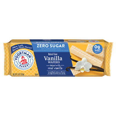 Voortman Bakery Zero Sugar Vanilla Wafers, 9 oz