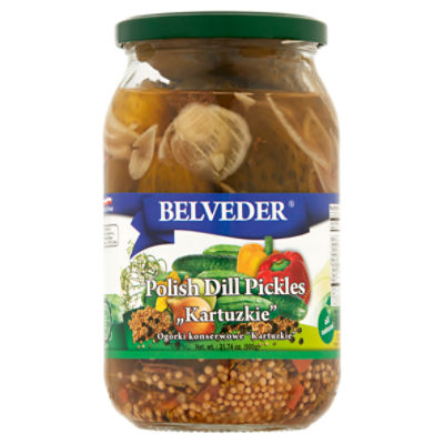 Belveder Kartuzkie Polish Dill Pickles, 31.74 oz