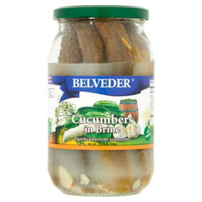 Belveder Cucumbers in Brine, 31.74 oz