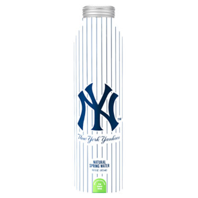 WaterCo New York Yankees Natural Spring Water, 16.0 fl oz, 12 count