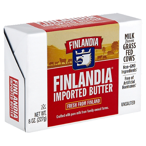 Finlandia Unsalted Imported Butter, 8 oz