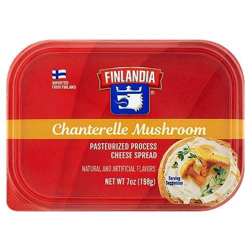 Finlandia Chanterelle Mushroom Cheese Spread, 7 oz