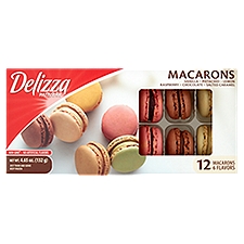 Delizza Patisserie 6 Flavors Macarons, 12 count, 4.65 oz, 12 Each