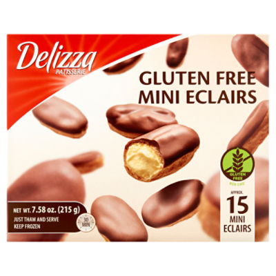 Delizza Gluten Free Mini Eclairs, 15 count, 7.58 oz