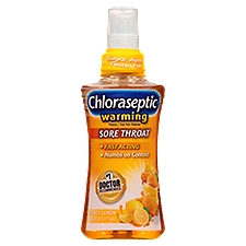 Chloraseptic Warming Sore Throat Honey Lemon Oral Pain Reliever Spray, 6 fl oz