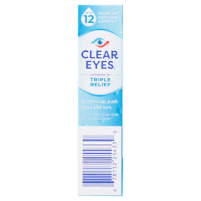 Save on Clear Eyes Redness Relief Eye Drops Redness Reliever Lubricant  Order Online Delivery