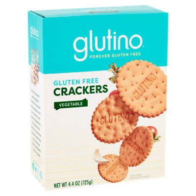 Glutino Gluten Free Vegetable Crackers, 4.4 oz