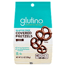 Glutino Gluten Free Fudge Covered Pretzels, 5.5 oz