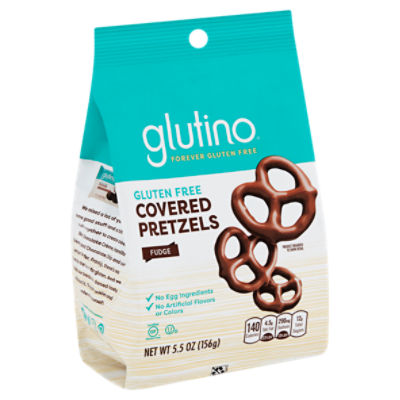 Glutino Gluten Free Fudge Covered, Pretzels