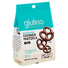 Glutino Gluten Free Fudge Covered Pretzels, 5.5 oz