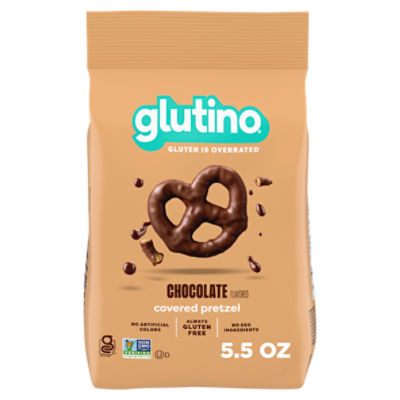 Glutino Chocolate Flavored Covered Pretzel, 5.5 oz