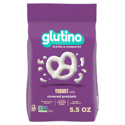 Glutino Yogurt Flavored Covered Pretzels, 5.5 oz